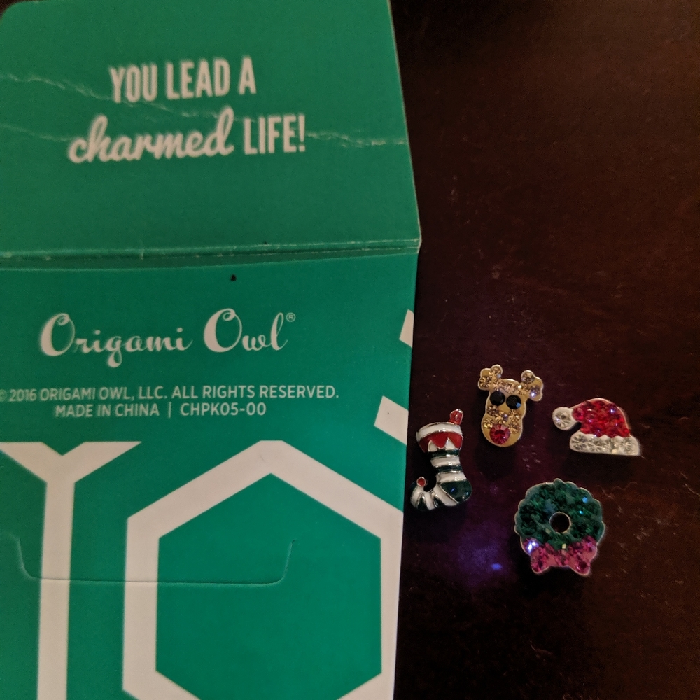 Origami Christmas Charms